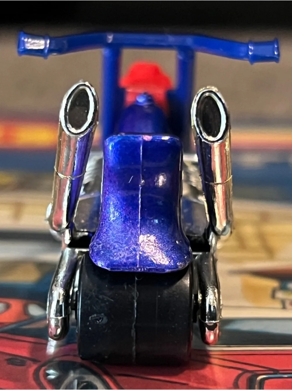 Vintage Matchbox Superfast 1972 Chopper “Jumbo Jet” No. 71 Blue Bike Lesney